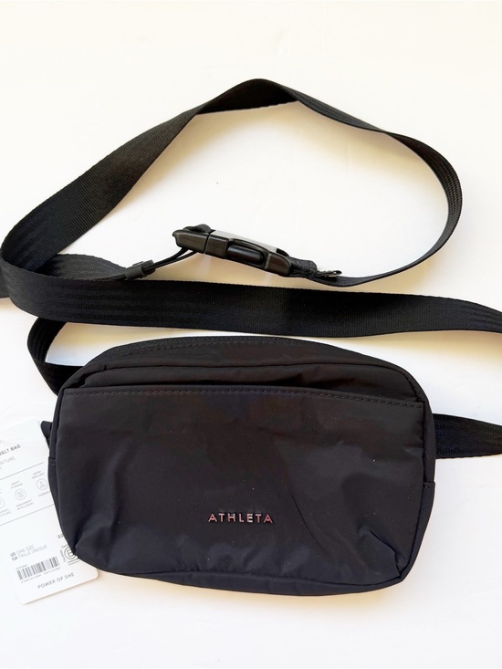 Athleta Handbags - Athleta Black Waist Bag with Subtle Logo